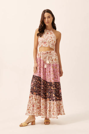 
            
                Load image into Gallery viewer, SABBA MAXI SKIRT Sunset Mix
            
        