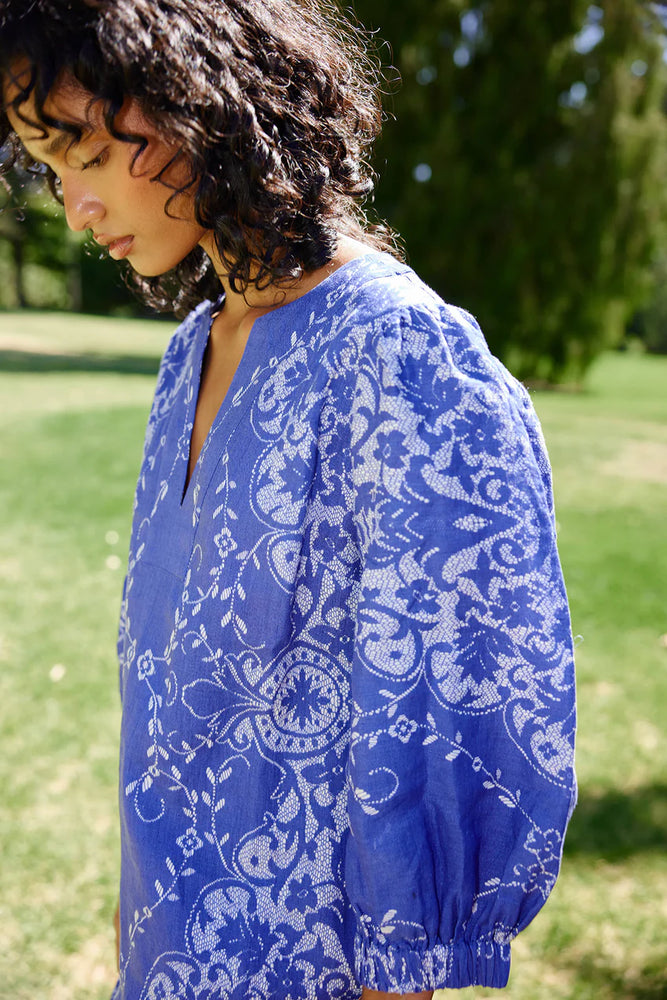 DORIS DRESS ROYAL ANTIQUE