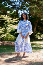 LUCILLE DRESS ANTIQUE ROYAL