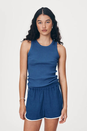 Avery Knit Tank Cobalt Blue