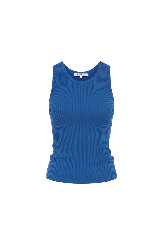 Avery Knit Tank Cobalt Blue