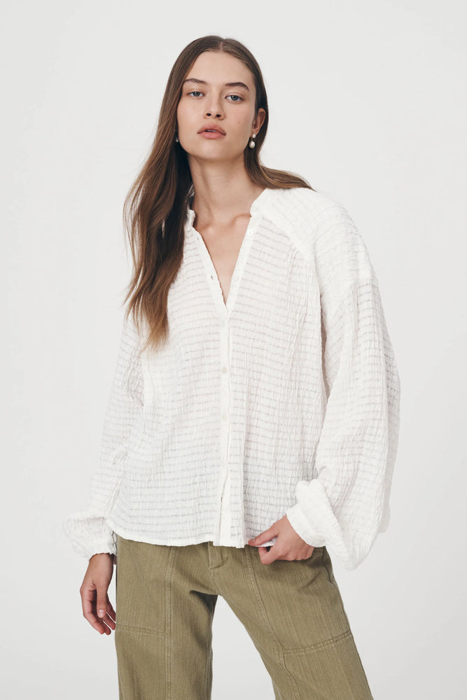 CORA BLOUSE -BONE