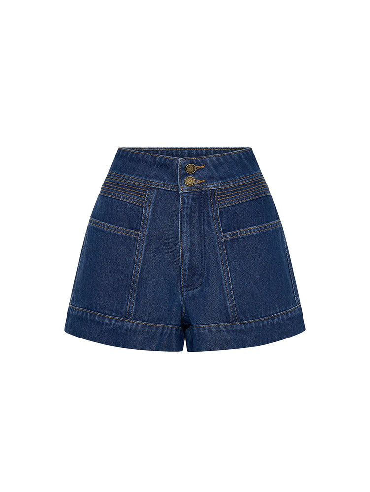 Cameron Denim Short- Blue