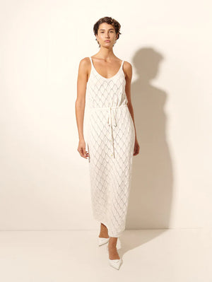 
            
                Load image into Gallery viewer, Claudia Strappy Knit Dress - Cream
            
        