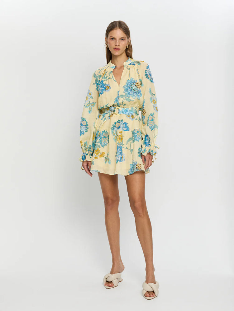 GISELLE BLOUSON SLEEVE MINI DRESS