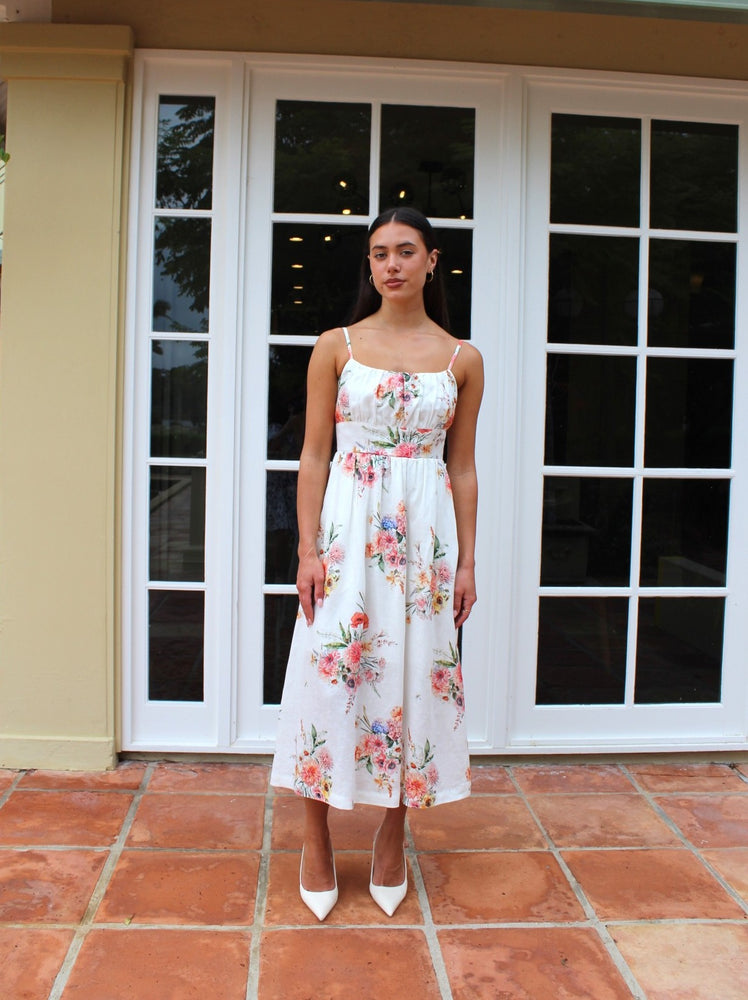 Pre order- Amara Strappy Midi Dress