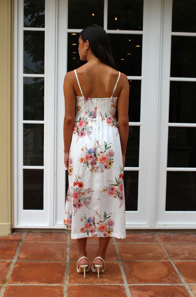Pre order- Amara Strappy Midi Dress