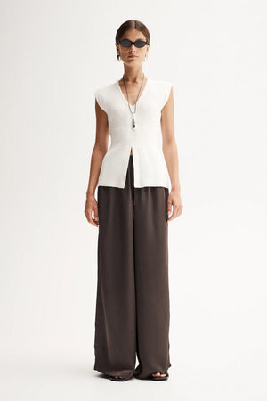 Santori Knit Top White