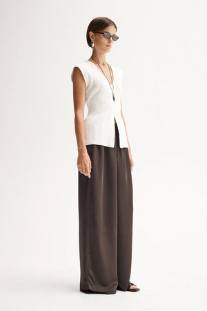 Santori Knit Top White