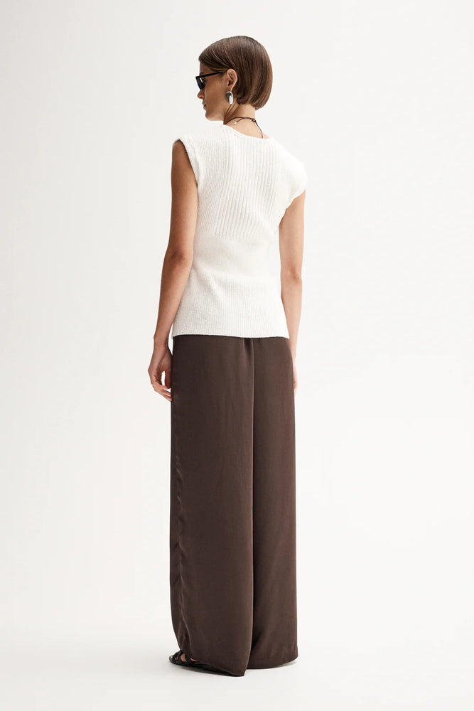 Santori Knit Top White