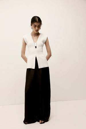 Santori Knit Top White