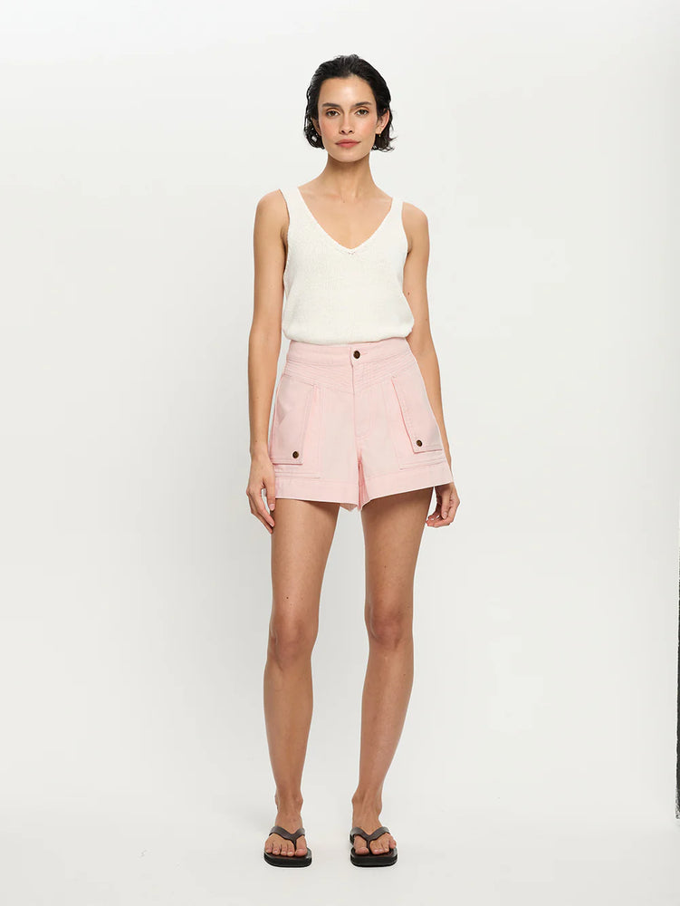 Celene Denim Short - Pink