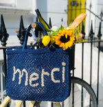 MERCI BAG - NATURAL / INDIGO