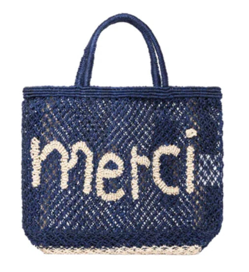 MERCI BAG - NATURAL / INDIGO