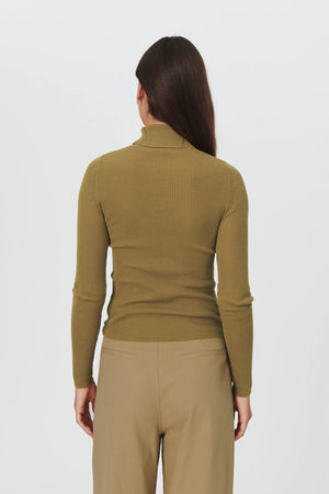 MEG KNIT TURTLENECK OREGANO