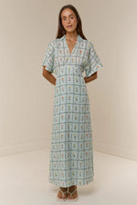 Jasmine Dress Calypso Tile
