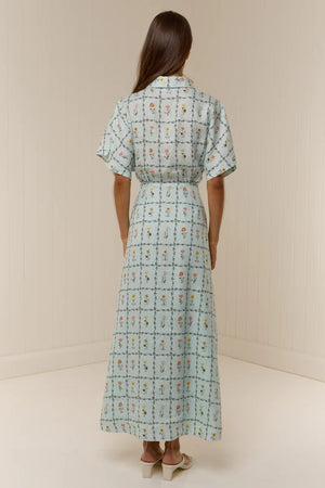Jasmine Dress Calypso Tile