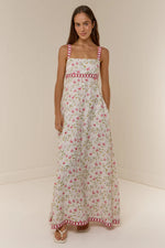 Belle Dress Pink Petals