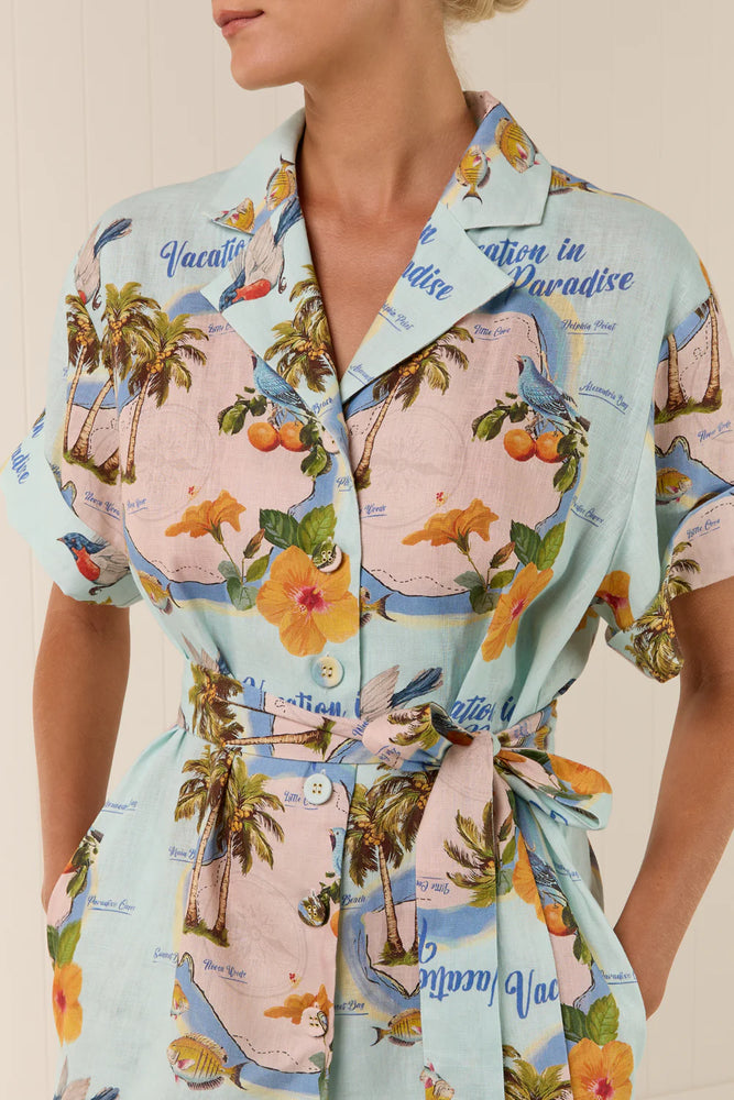 Rey Dress Palm Paradise