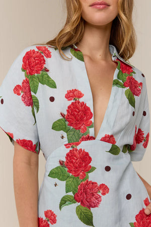 Jasmine Dress Sky Garden