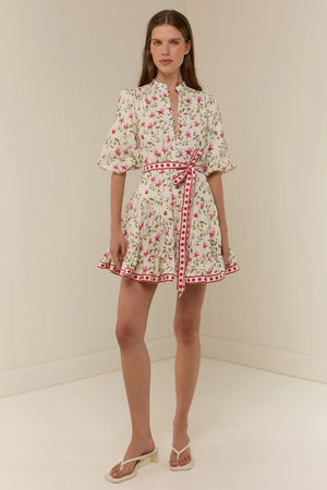 Ruba Mini Dress Pink Petals