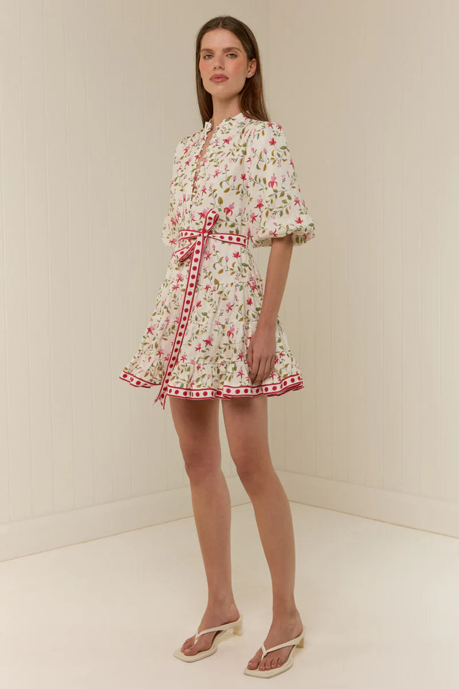 Ruba Mini Dress Pink Petals