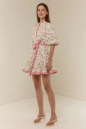 Ruba Mini Dress Pink Petals