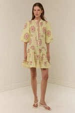 Ruba Mini Dress - Savanna Tile