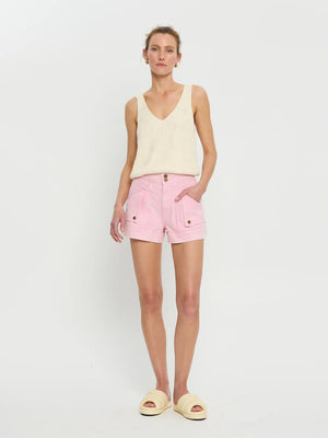 Paloma Denim Short - Pink