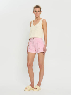 Paloma Denim Short - Pink