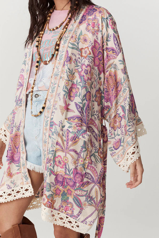 Mojave Lily Short Robe- Opal – SohoGirl