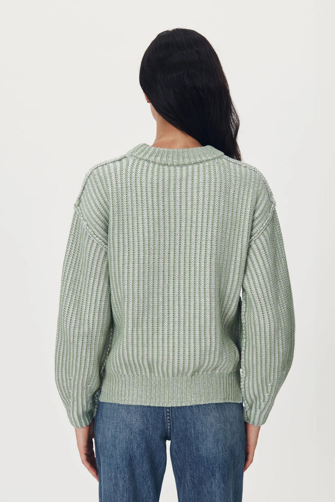 TISH KNIT JUMPER - SAGE CREME