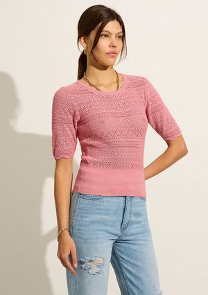 
            
                Load image into Gallery viewer, Milla Crochet Tee
            
        