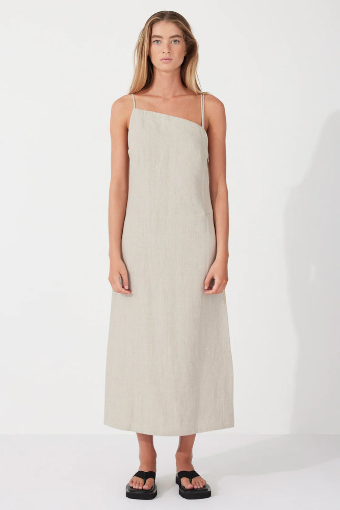 
            
                Load image into Gallery viewer, Husk Contrast Linen Dress
            
        
