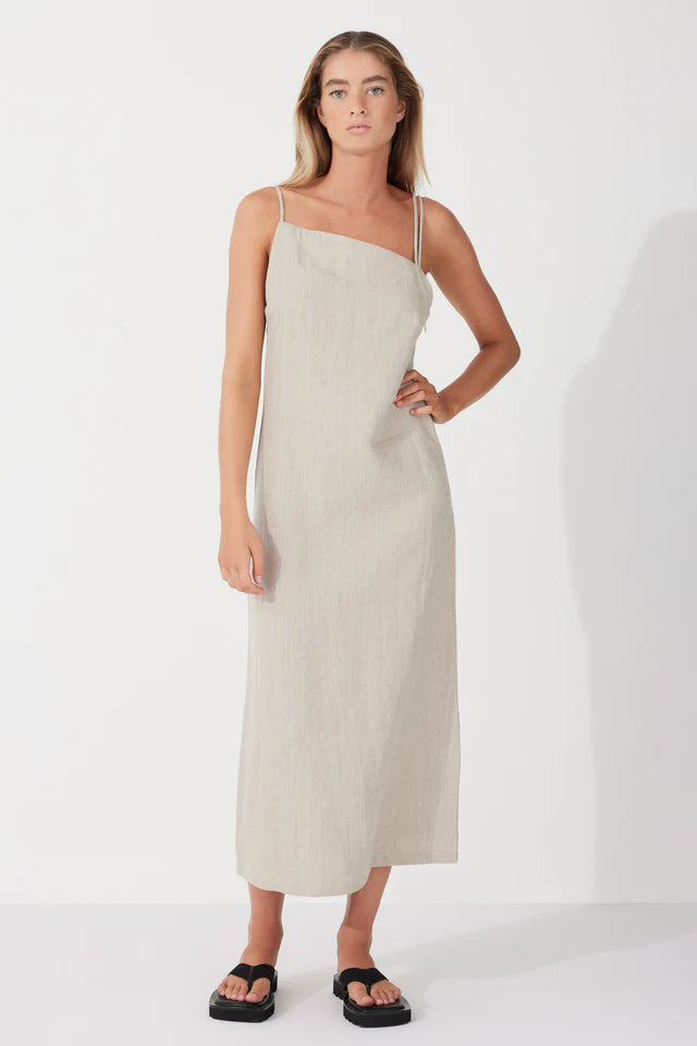 
            
                Load image into Gallery viewer, Husk Contrast Linen Dress
            
        