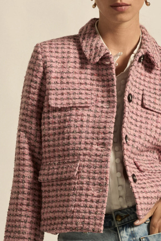 ADJOIN JACKET - ROSE BOUCLE