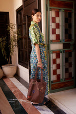 Ali Spliced Shirtdress