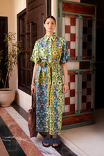 Ali Spliced Shirtdress