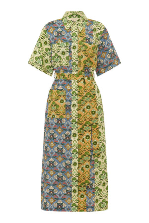 Ali Spliced Shirtdress