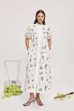 PLAY EMBROIDERED SHIRTDRESS