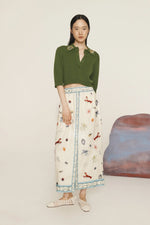 PRE ORDER- SANDY EMBROIDERED SKIRT