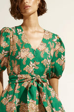 QUOTA DRESS K'GARI PALM GREEN