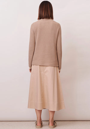
            
                Load image into Gallery viewer, Forage Tie Neck Knit- Taupe
            
        