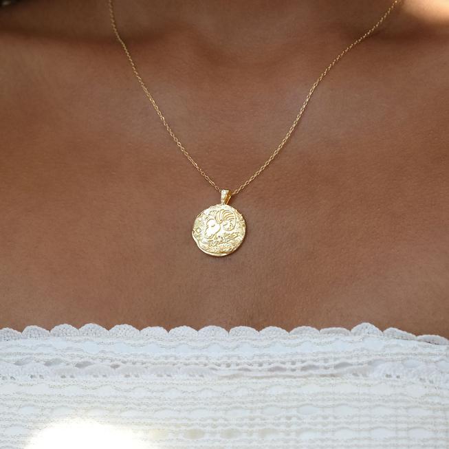 
            
                Load image into Gallery viewer, ARIES ZODIAC NECKLACE
            
        