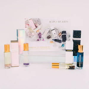 
            
                Load image into Gallery viewer, CRYSTAL PERFUME OIL ROLLER GIFT SET
            
        