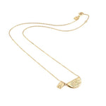 GOLD LOTUS AND LITTLE BUDDHA NECKLACE