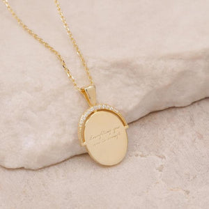 EVERYTHING YOU ARE IS ENOUGH SMALL NECKLACE