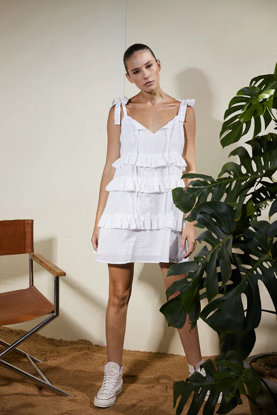 Giana Mini Dress - White