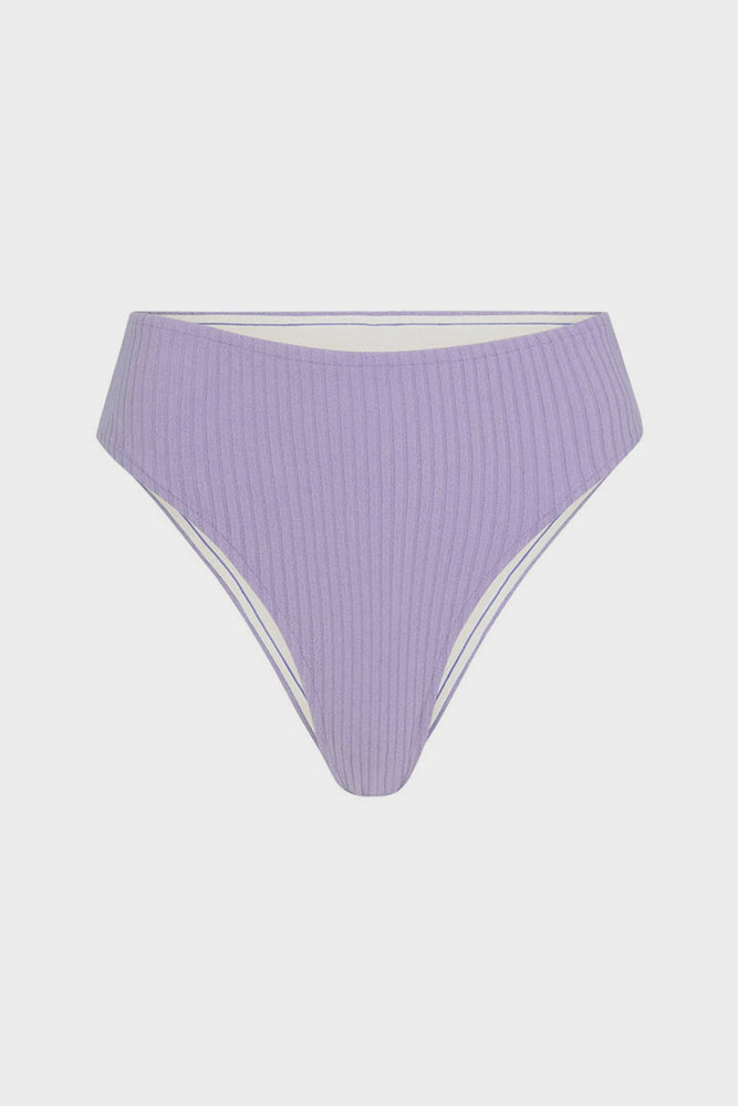 
            
                Load image into Gallery viewer, CORD TOWELLING WAISTED BRIEF - LILAC
            
        