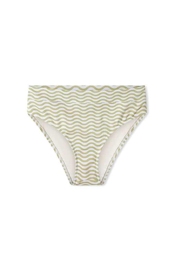 
            
                Load image into Gallery viewer, Chartreuse Wave Waisted Brief
            
        